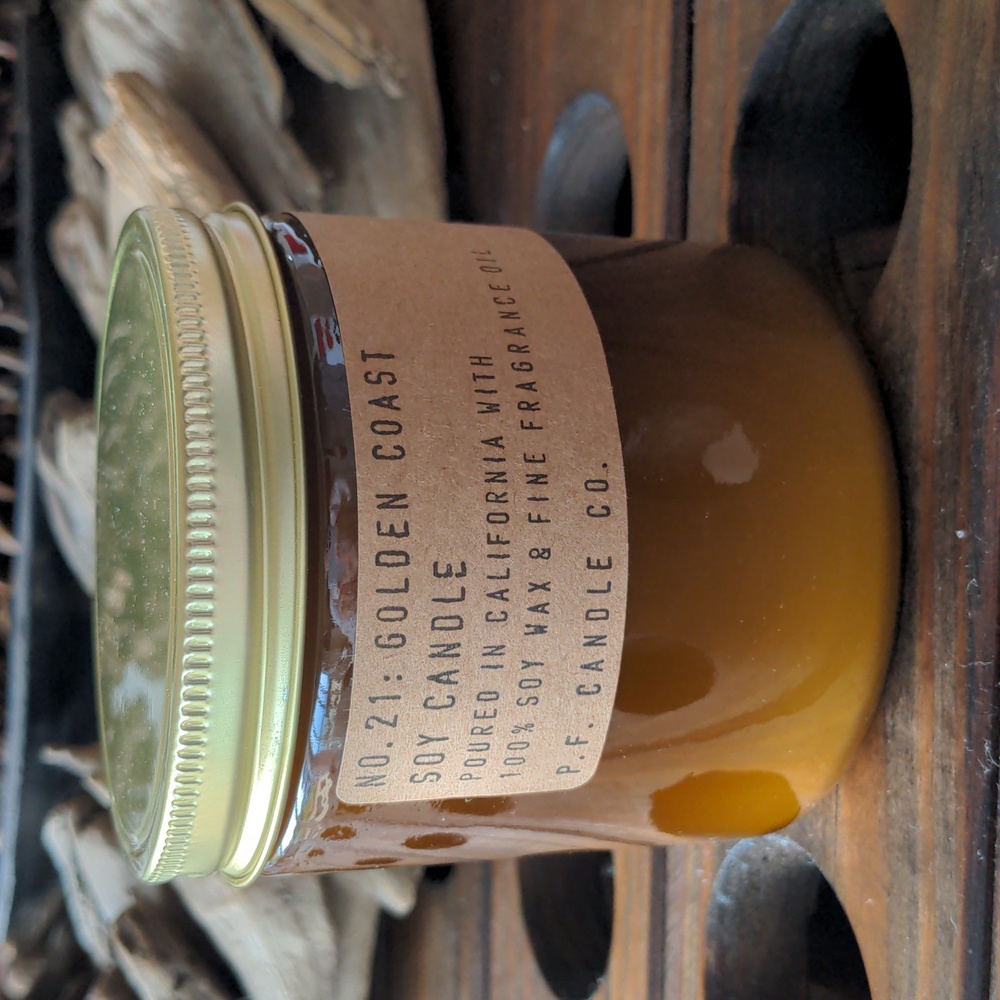 California Golden Coast 12.5 oz Soy Candle, Woody + Aromatic Fragrance